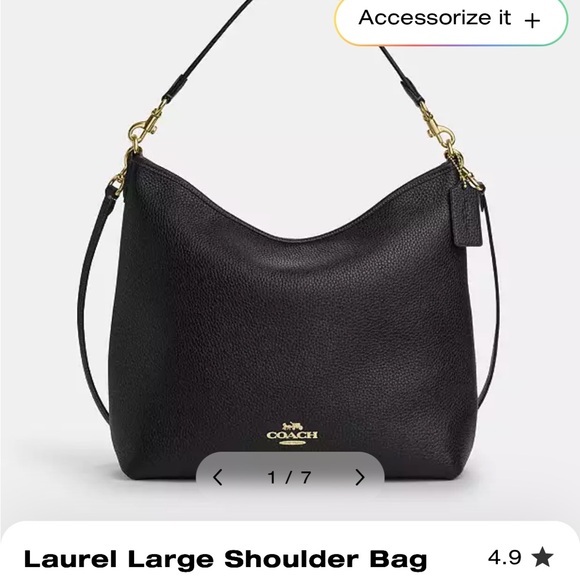 Coach Laurel Large Shoulder/Crossbody Bag - Picture 6 of 7